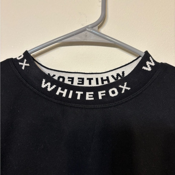 White Fox Put It On Repeat Black Sweatshirt - Picture 5 of 7